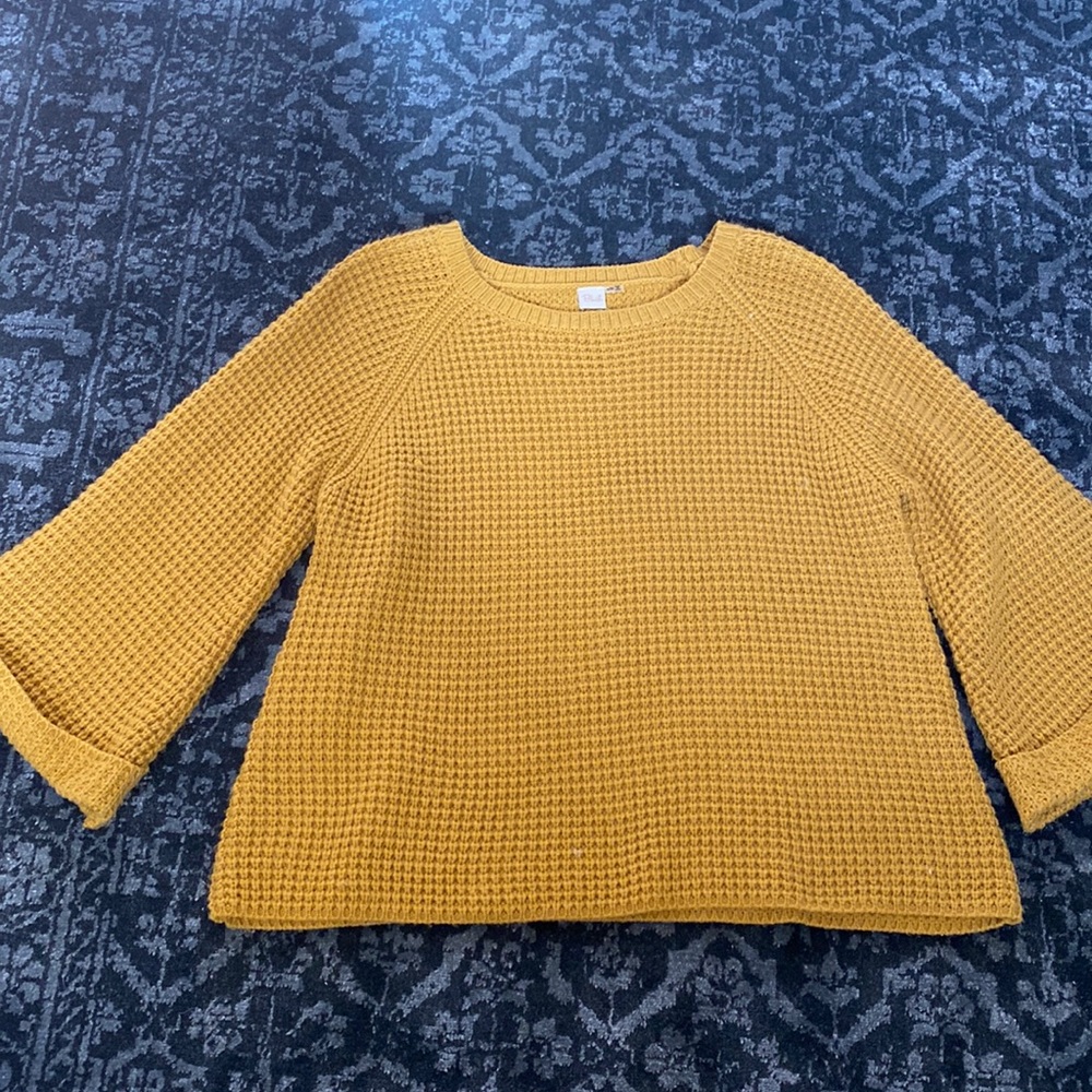 Oversized Flare Sleeve Sweater